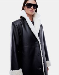 ENA PELLY - Jamie Leather Coat