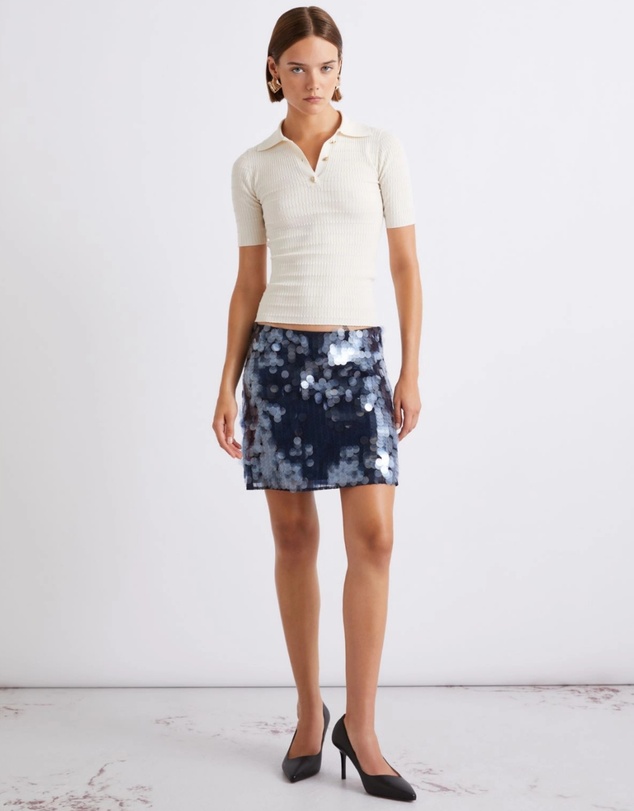 Marella - Sequin Mini Skirt