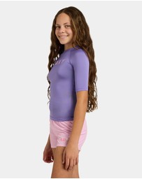 Roxy - Girls 8 to 16 Essential Short Sleeve Rashguard