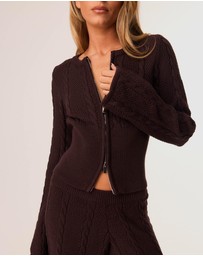 SNDYS - Cici Cable Knit Top