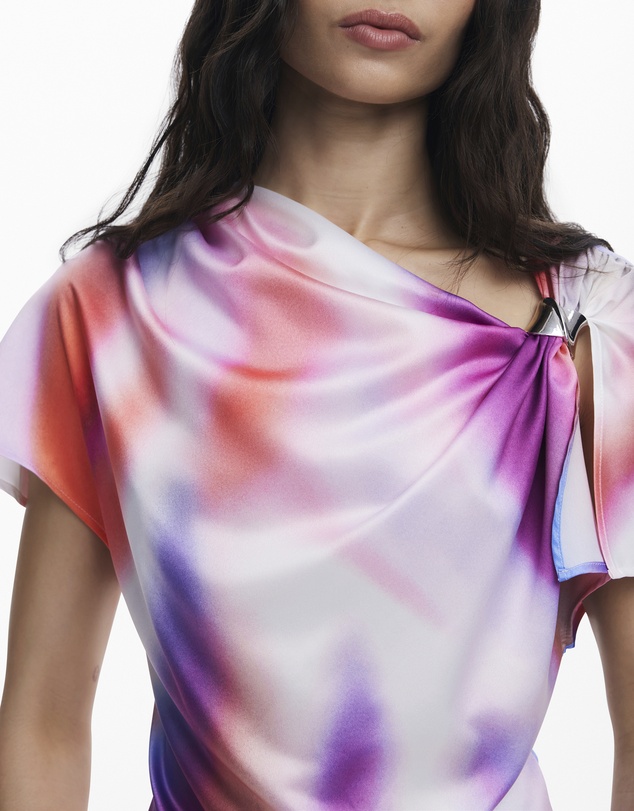 Desigual - Ombre draped Blouse