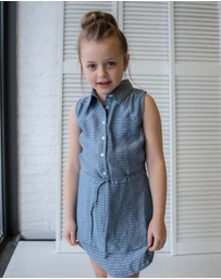 Quapi - Fanya Stripe Dress - Kids-Teens
