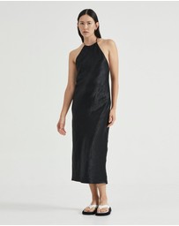 Third Form - Crush Bias Halter Dress