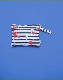 itti bitti - Large with Small Double Pocket Wetbag - Rockpool