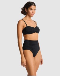 Sea Level Australia - Essentials Edit Super High Waist Bikini Bottoms