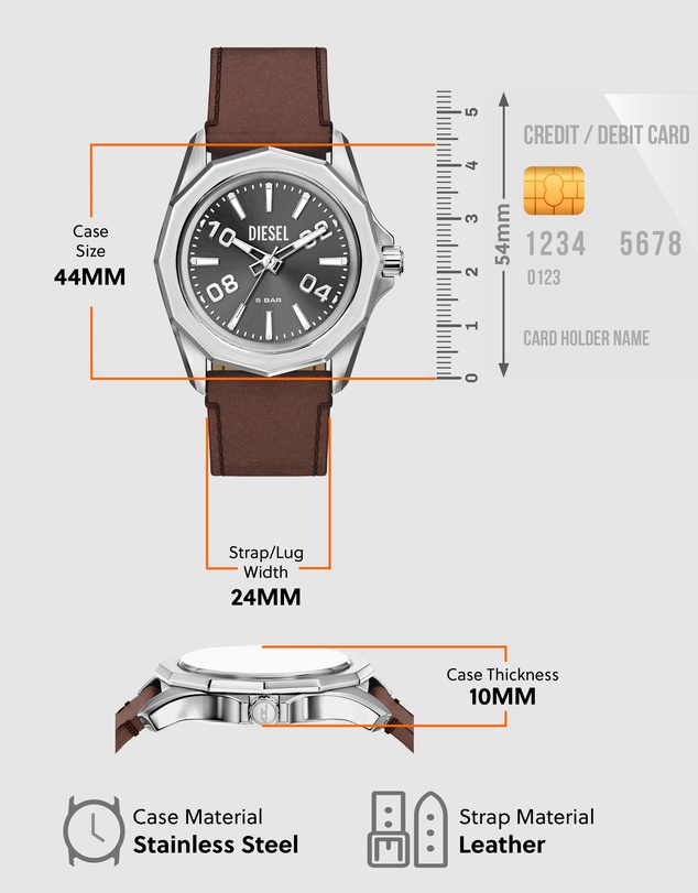 Diesel - Stinger Brown Analogue Watch