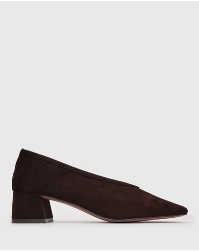 Betts - Alora Block Heel Ballet Pumps