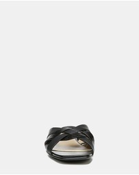 Naturalizer - Ashford Slide - Black Lizard/Leather