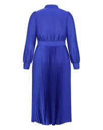 City Chic - Plus sizeMarily Pleat Midi Dress - sapphire