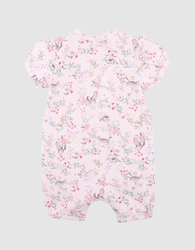 Bebe by Minihaha - Organic SS Zip Romper - Babies
