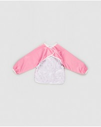 itti bitti - Sleeved Bib Smocks - Peony