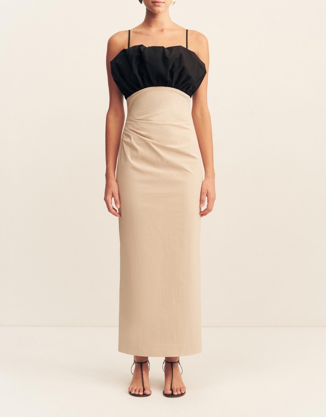 Shona Joy - Campbell Bubble Bodice Midi Dress