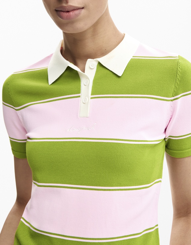 Desigual - Polo shirt with laces