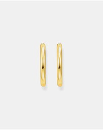 THOMAS SABO - Classic hoop earrings in wider shape
