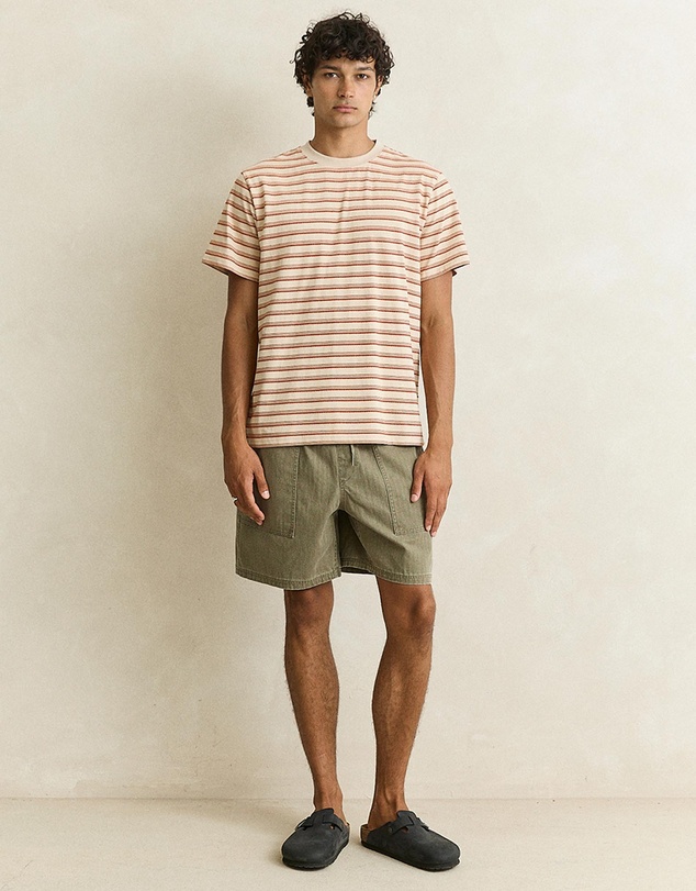 Rhythm - Vintage Stripe SS T-Shirt