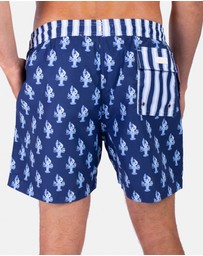 Tolu Australia - Blue Lobsters Swim Shorts