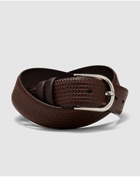 Politix - Textured Leather Belt