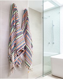Miss April - Pompom Bath Towel