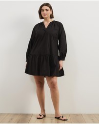 Atmos&Here Curvy - Tilly Volume Sleeve Mini Dress