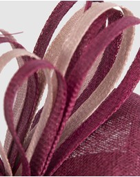 Max Alexander - Pillbox Pink Wine Pillbox Fascinator