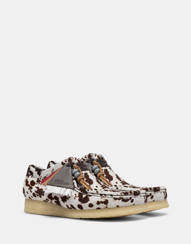 Clarks Originals - Wallabee (M) Brown Cow Print