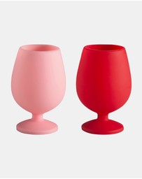 porter green - stemm | silicone unbreakable wine glasses