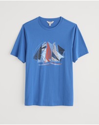 Seasalt - Seasalt Cornwall Blue Midwatch T-Shirt