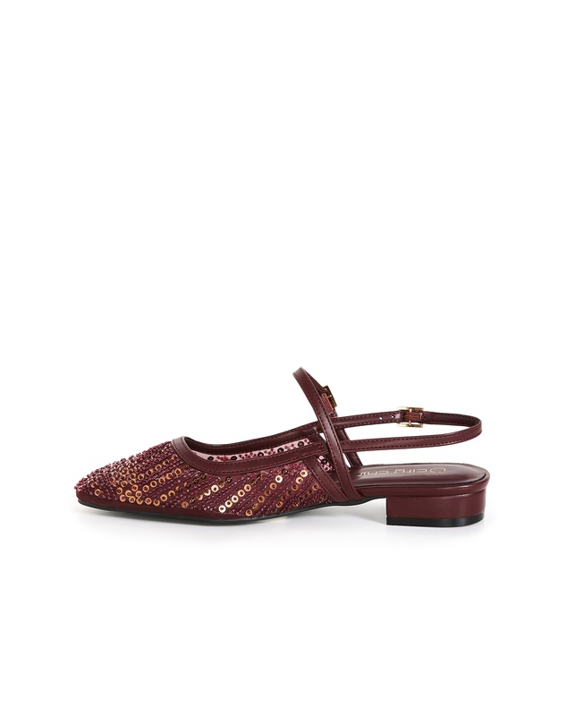 City Chic - WIDE FIT Lily Bead Flat