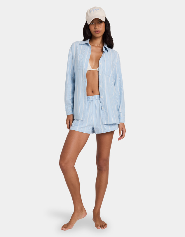 Billabong - Salt Air Stripe Long Sleeve Shirt