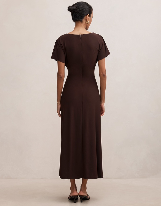 Forever New Petite - Tahnee Petite Ruched Waist Midi Dress