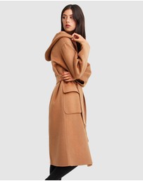 Belle & Bloom - Runaway Wool Blend Robe Coat