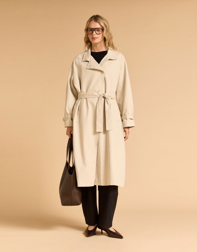 MVN - Funnel Neck Trench Coat
