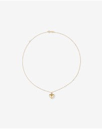 Michael Hill - Puff Heart Pendant in 10kt Yellow Gold