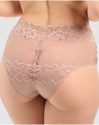 Sans Complexe - Arum Prima Mid Rise Sheer Stretch Lace Brief