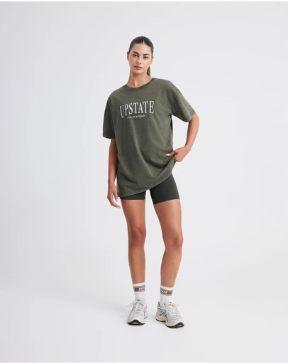 Upstate - Thrive Tee - Washed Ivy