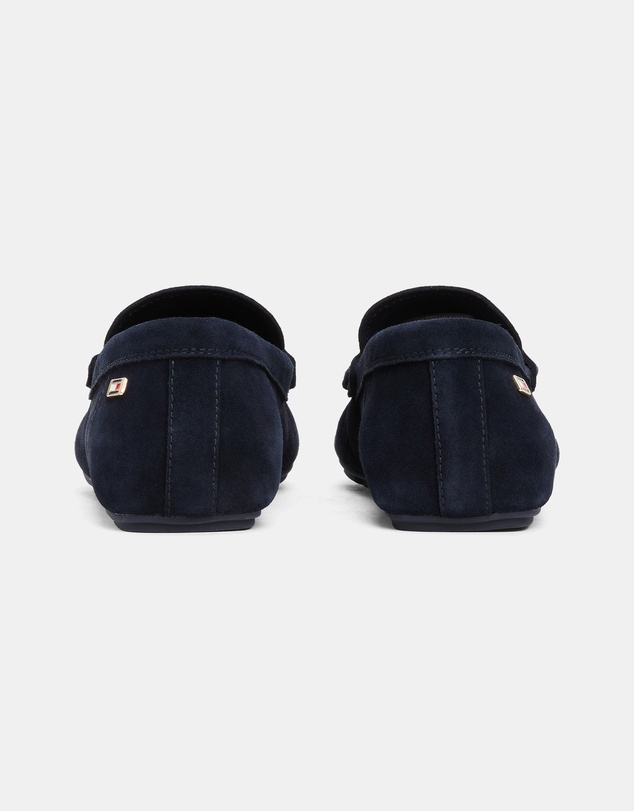 Tommy Hilfiger - Flag Soft Suede Driver Loafers - Women's