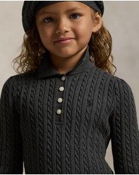 Polo Ralph Lauren - Mini-Cable Polo Sweater Dress - Babies-Kids