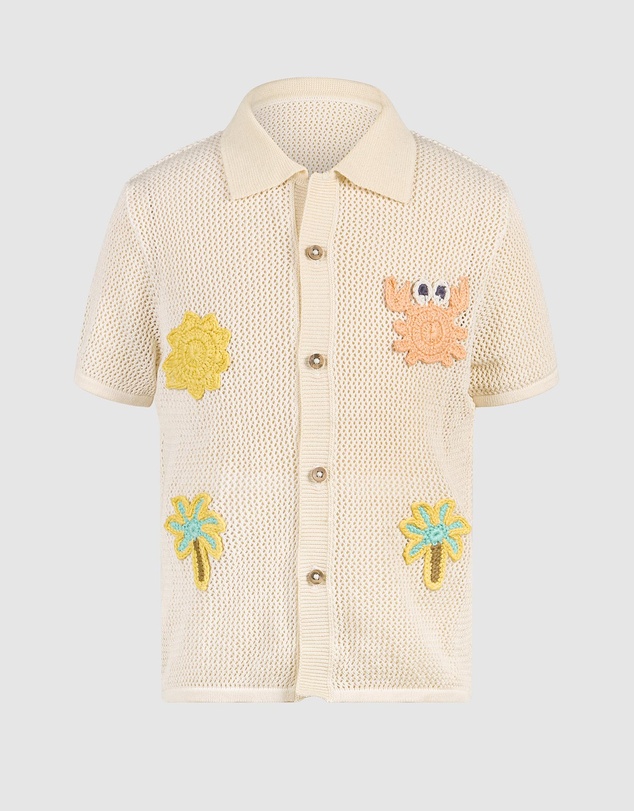Rock Your Kid - Vacay Crochet Shirt - Kids-Teens