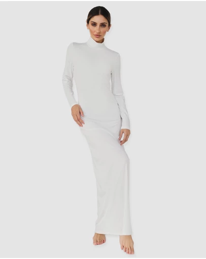 Mod Squad - Luxe Long Sleeve Slip Dress Base Layer
