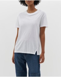 Bassike - regular classic short sleeve t.shirt