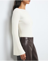 AERE - Sarai Organic Cotton Knit Top