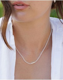 SAINT VALENTINE - MUM Chain Necklace - Silver