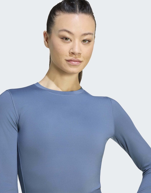 adidas Performance - Hyperglam Cropped Long Sleeve T-Shirt Womens