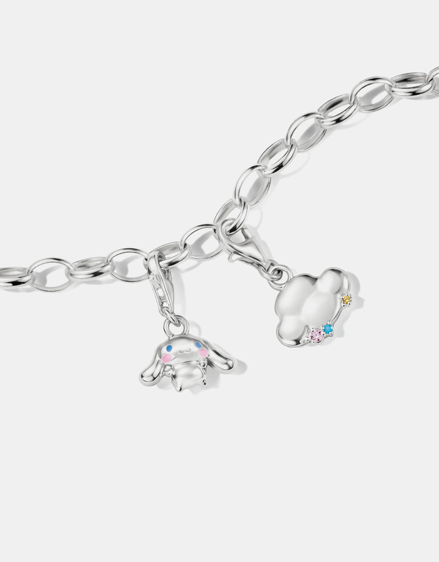 THOMAS SABO - Hello Kitty Cinnamoroll Charm, Silver-Plated