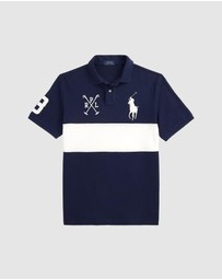 Polo Ralph Lauren - Custom Slim Fit Big Pony Mesh Polo Shirt