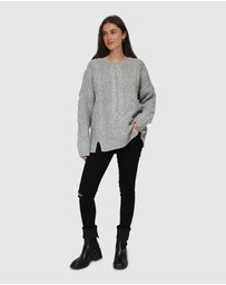 Belle & Bloom - Perfect Me Oversized Crew Sweater