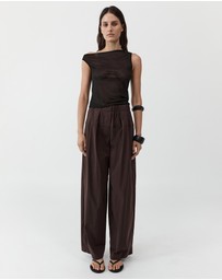 St. Agni - Relaxed Pleat Pants