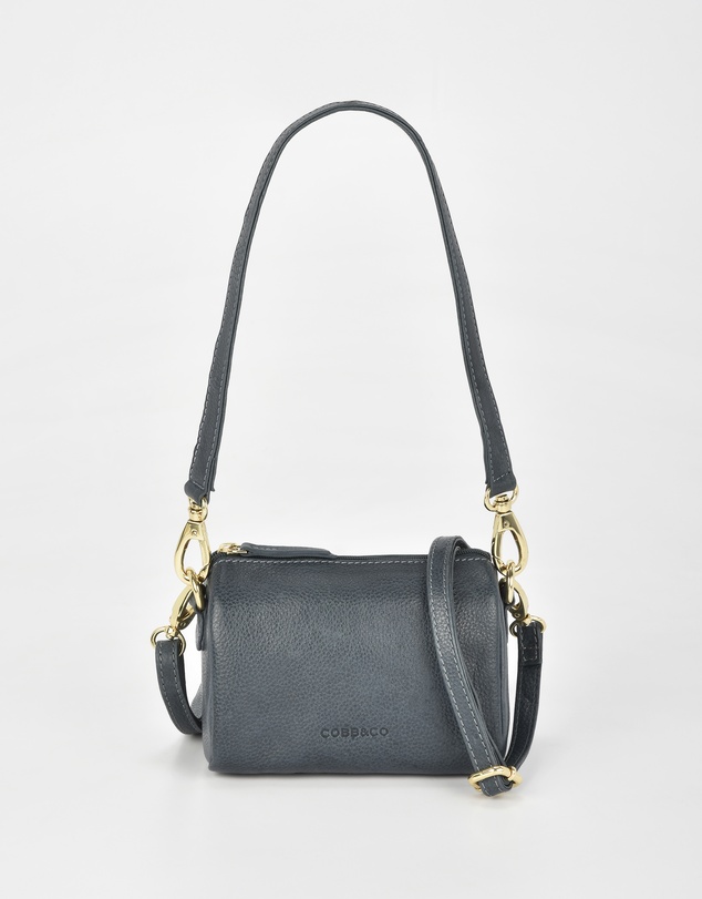 Cobb & Co - Botany Classic Barrel Leather Crossbody Bag