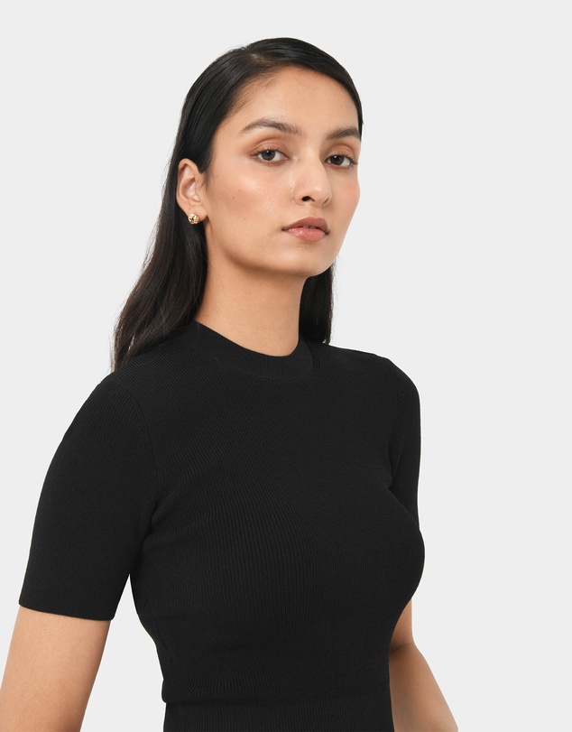 Forcast - Murphy Crop Knit Top