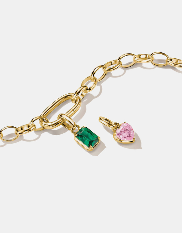 THOMAS SABO - Gold-Plated January Birthstone Charm